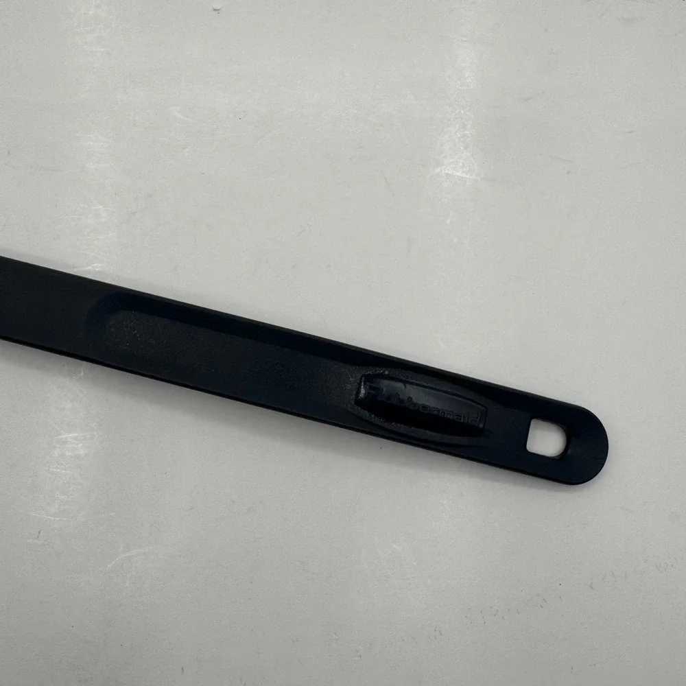 Rubbermaid Black Nylon Mixing Spoon Heat Resistant Kitchen Utensil 1973 4 Vtg